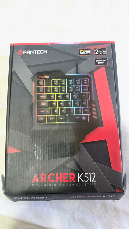 Fantech Archer K512 One-Handed RGB Gaming Keyboard
