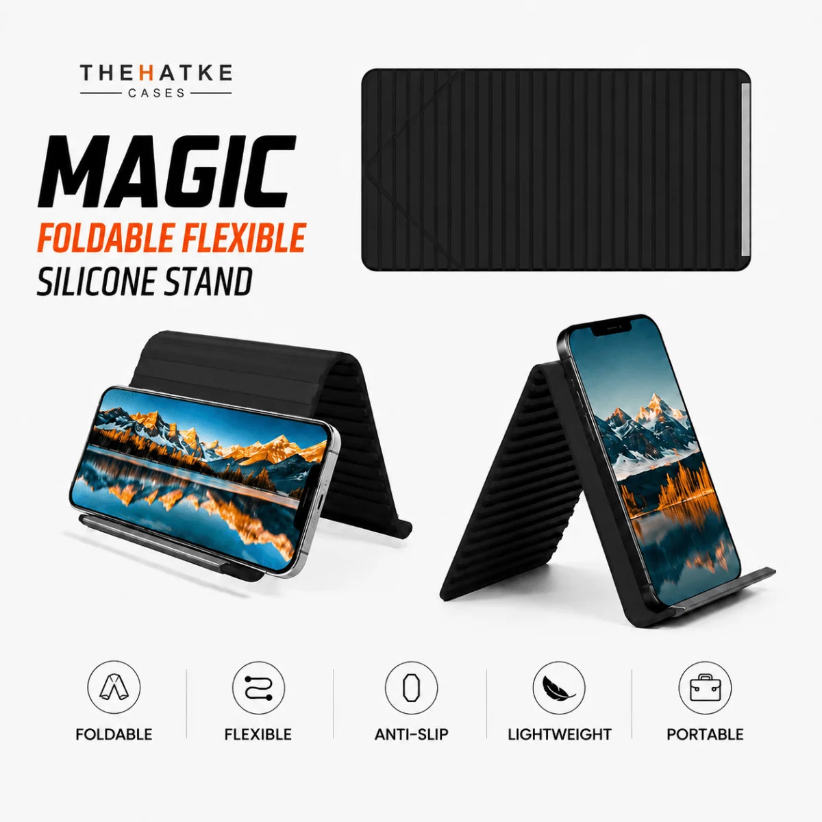 Foldable Silicone Stand