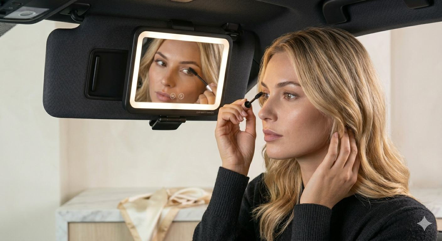 Car LED Vanity Mirror