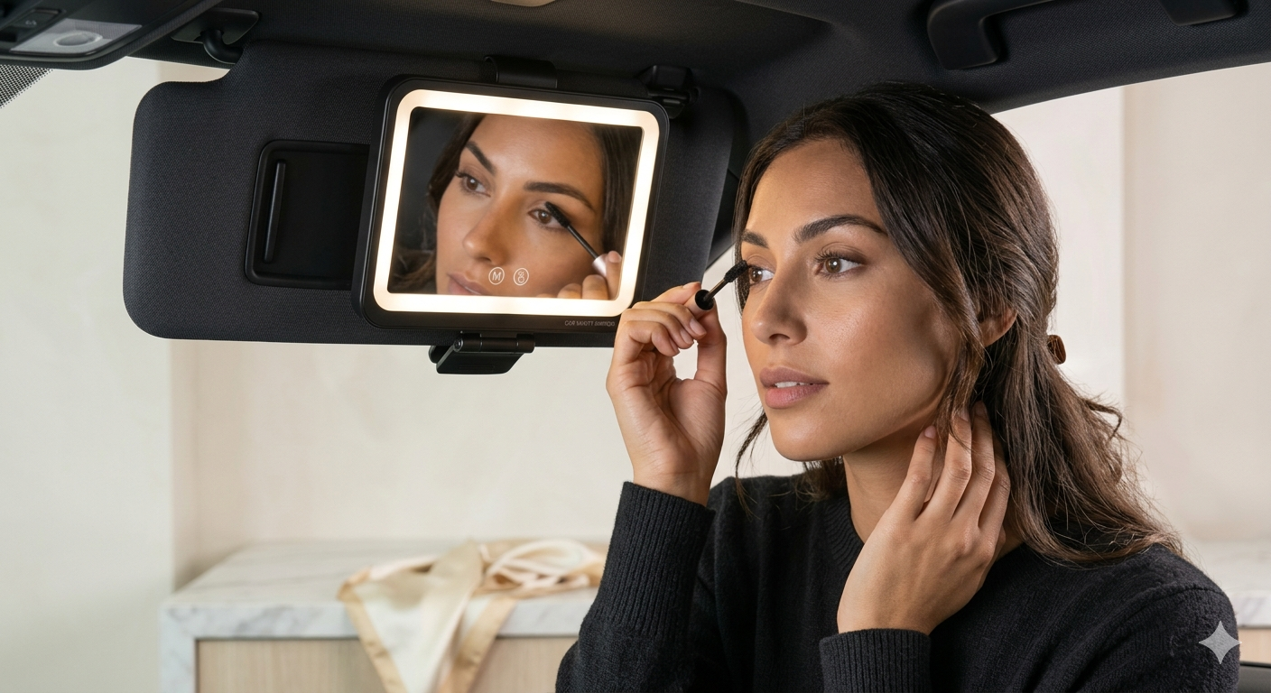 Car LED Vanity Mirror